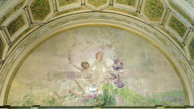 Juventud, de Las Tres Edades del Hombre, 1887 (mural) de Paul Albert Besnard